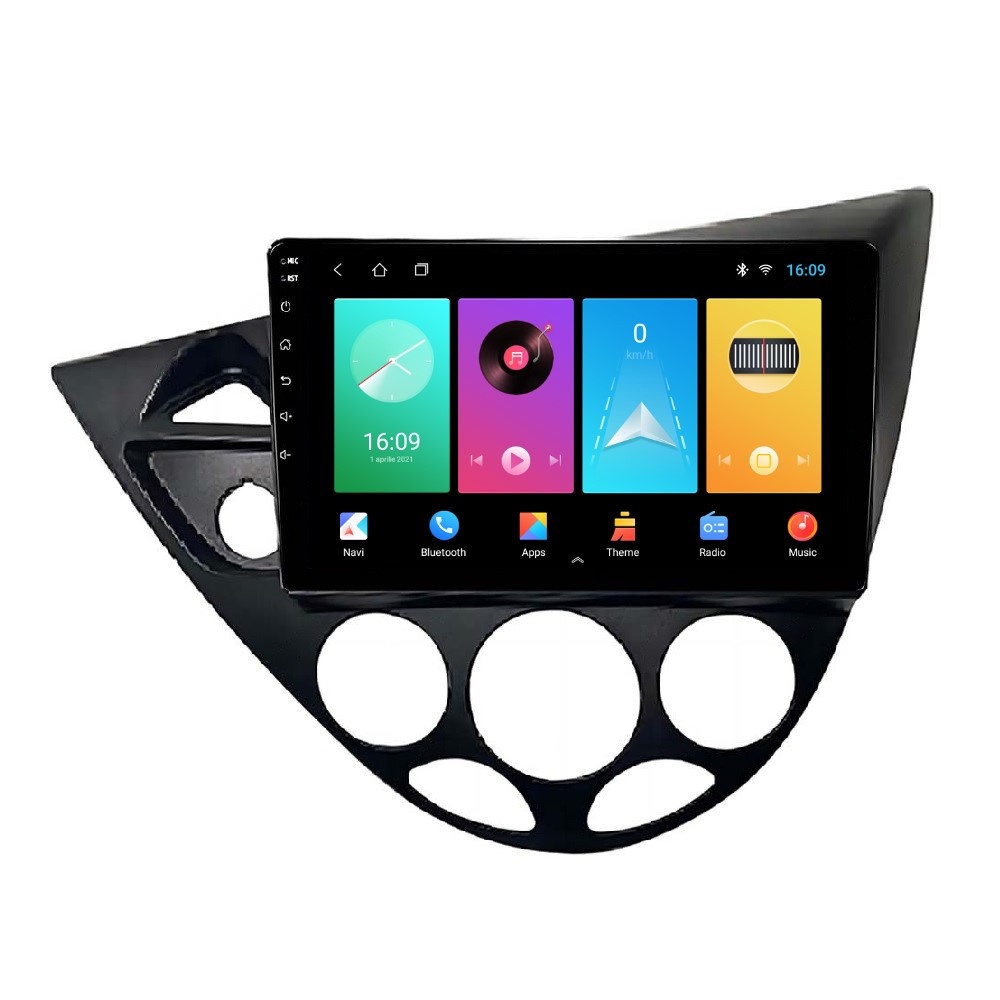 Navigatie dedicata cu Android Ford Focus I 1998 - 2005, 2GB RAM, Radio GPS Dual Zone, Display HD IPS 9" Touchscreen, Internet Wi-Fi, Bluetooth, MirrorLink, USB