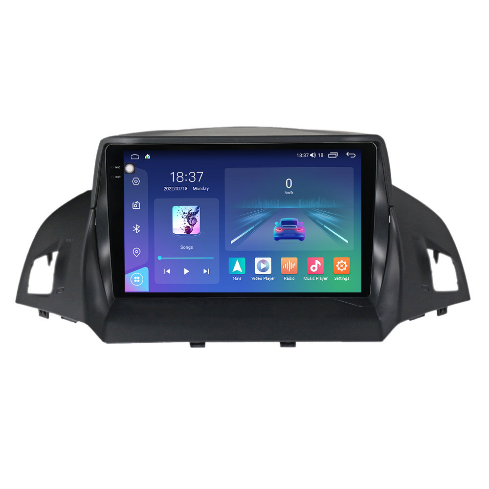 Navigatie dedicata cu Android Ford Kuga II 2012 - 2019, 4GB RAM, Radio GPS Dual Zone, Display 2K QLED 9.5" Touchscreen, Internet Wi-Fi si slot SIM 4G, Bluetooth, MirrorLink, USB