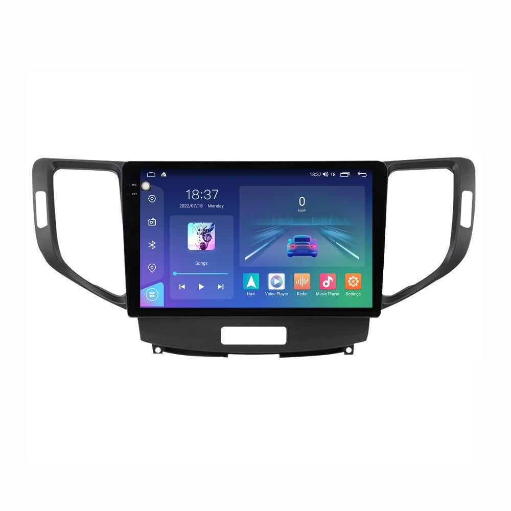 Navigatie dedicata cu Android Honda Accord VIII 2008 - 2012, 8GB RAM, Radio GPS Dual Zone, Display 2K QLED 9.5" Touchscreen, Internet Wi-Fi si slot SIM 4G, Bluetooth, MirrorLink, USB