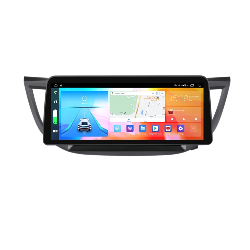 Navigatie dedicata cu Android Honda CR-V IV 2012 - 2018, 4GB RAM, Radio GPS Dual Zone, Display QLED 12.3" Touchscreen, Internet Wi-Fi si slot SIM 4G, Bluetooth, MirrorLink, USB