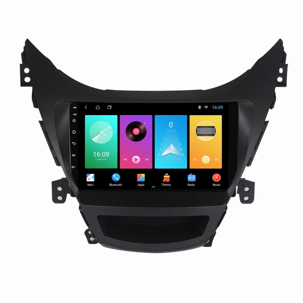 Navigatie dedicata cu Android Hyundai Elantra V 2010 - 2014, 2GB RAM, Radio GPS Dual Zone, Display HD IPS 9" Touchscreen, Internet Wi-Fi, Bluetooth, MirrorLink, USB
