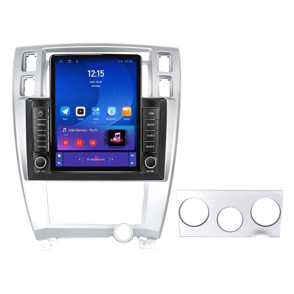 Navigatie dedicata cu Android Hyundai Tucson 2004 - 2011, 1GB RAM, Radio GPS Dual Zone, Touchscreen IPS 9.7" HD tip Tesla, Internet Wi-Fi, Bluetooth, MirrorLink, USB