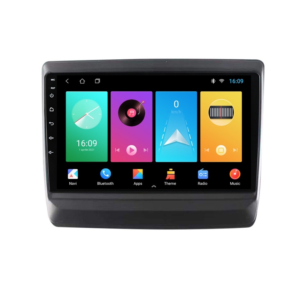 Navigatie dedicata cu Android Isuzu D-Max III dupa 2020, 1GB RAM, Radio GPS Dual Zone, Display HD IPS 9" Touchscreen, Internet Wi-Fi, Bluetooth, MirrorLink, USB