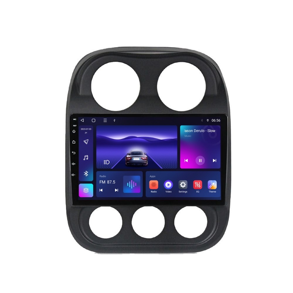 Navigatie dedicata cu Android Jeep Patriot I 2011 - 2017, 4GB RAM, Radio GPS Dual Zone, Display HD IPS 10" Touchscreen, Internet Wi-Fi, Bluetooth, MirrorLink, USB