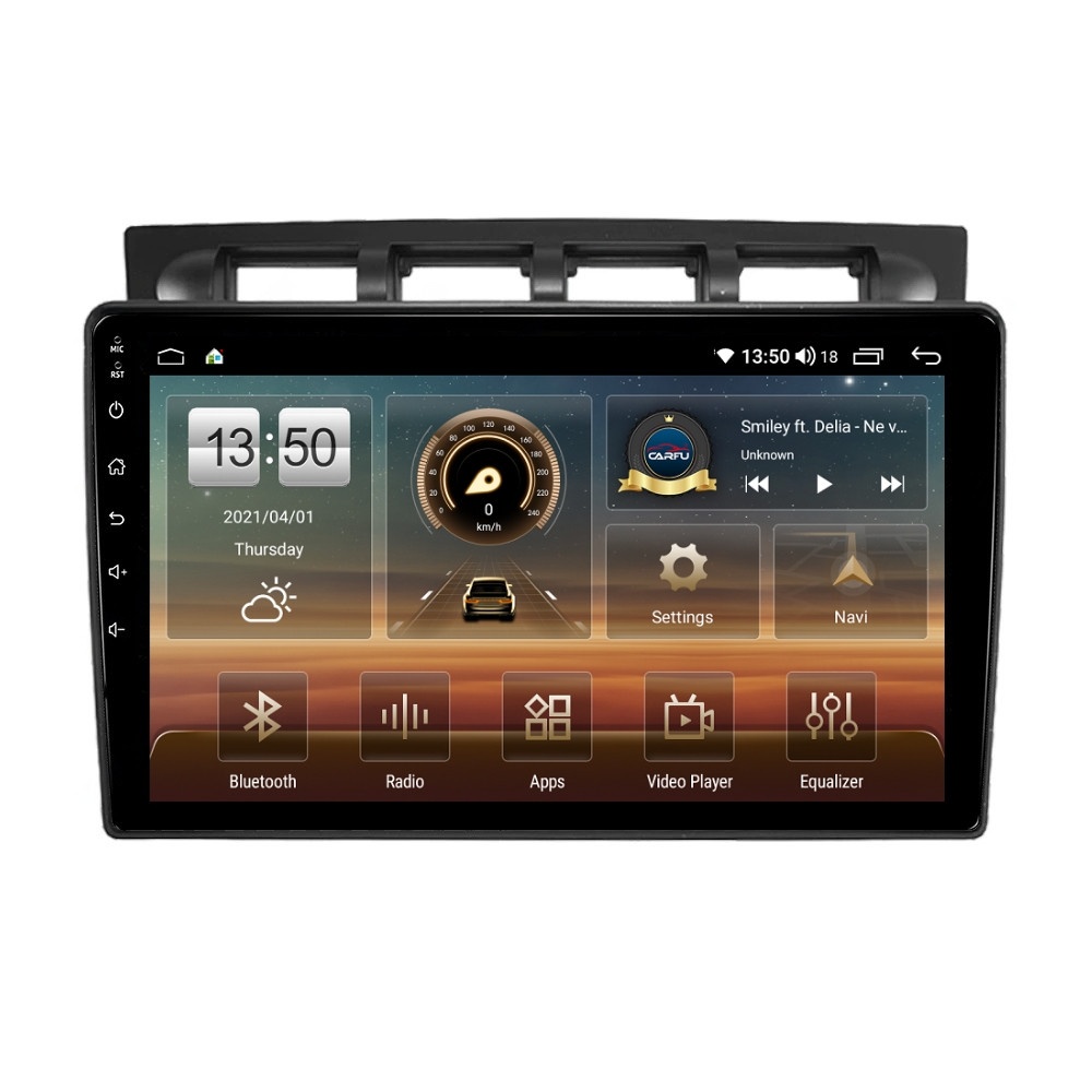 Navigatie dedicata cu Android Kia Picanto I 2004 - 2007, 6GB RAM, Radio GPS Dual Zone, Display HD QLED 9" Touchscreen, Internet Wi-Fi si slot SIM 4G, Bluetooth, MirrorLink, USB