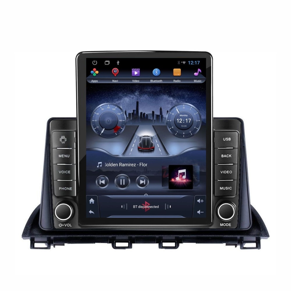 Navigatie dedicata cu Android Mazda 3 2013 - 2019, 2GB RAM, Radio GPS Dual Zone, Touchscreen IPS 9.7" HD tip Tesla, Internet Wi-Fi, Bluetooth, MirrorLink, USB