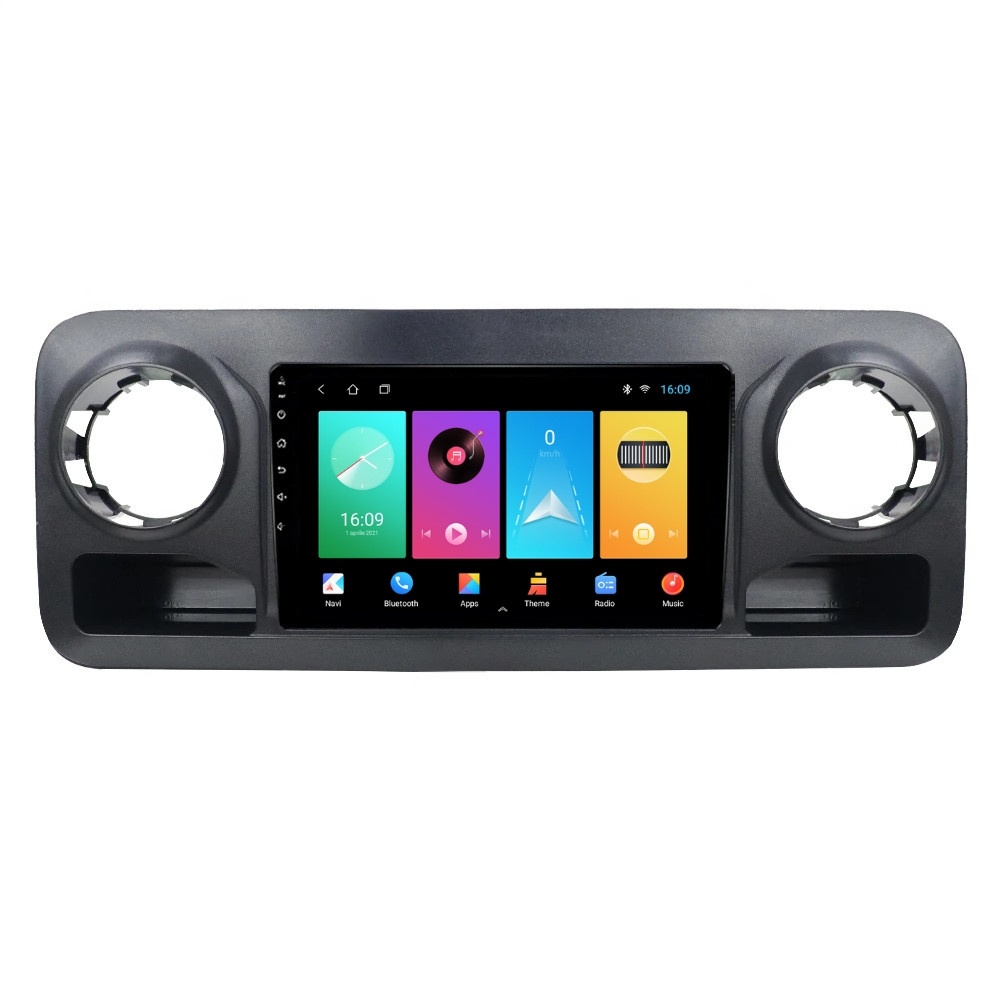 Navigatie dedicata cu Android Mercedes Sprinter dupa 2018, 2GB RAM, Radio GPS Dual Zone, Display HD IPS 10" Touchscreen, Internet Wi-Fi, Bluetooth, MirrorLink, USB