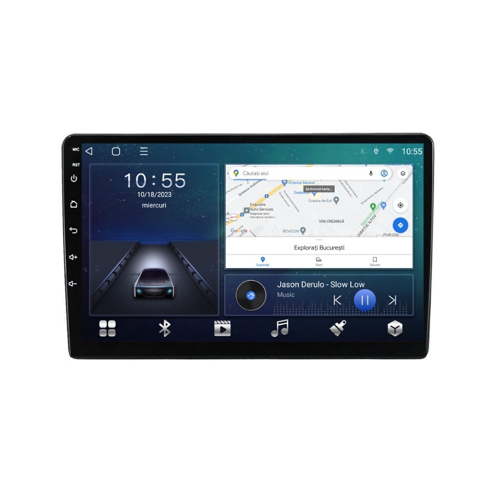 Navigatie dedicata cu Android Mercedes Viano 2003 - 2006, 2GB RAM, Radio GPS Dual Zone, Display HD QLED 9" Touchscreen, Internet Wi-Fi si slot SIM 4G, Bluetooth, MirrorLink, USB