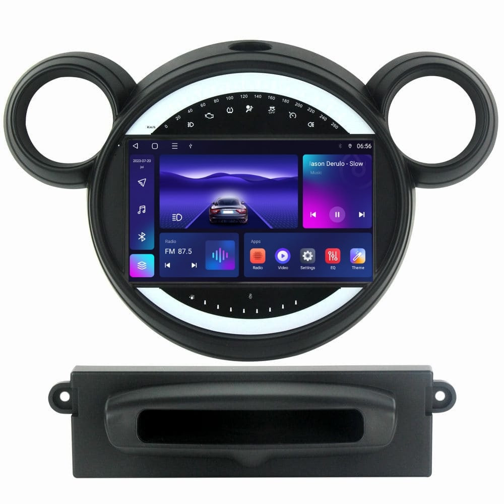 Navigatie dedicata cu Android Mini Countryman / Paceman (R60, R61) 2010 - 2017, 3GB RAM, Radio GPS Dual Zone, Display HD QLED 9" Touchscreen, Internet Wi-Fi si slot SIM 4G, Bluetooth, MirrorLink, USB