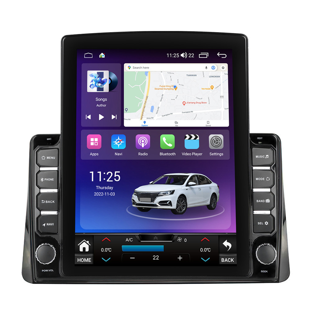 Navigatie dedicata cu Android Mitsubishi Eclipse Cross 2017 - 2020, 4GB RAM, Radio GPS Dual Zone, Touchscreen IPS 9.7" HD tip Tesla, Internet Wi-Fi si slot SIM 4G, Bluetooth, MirrorLink, USB
