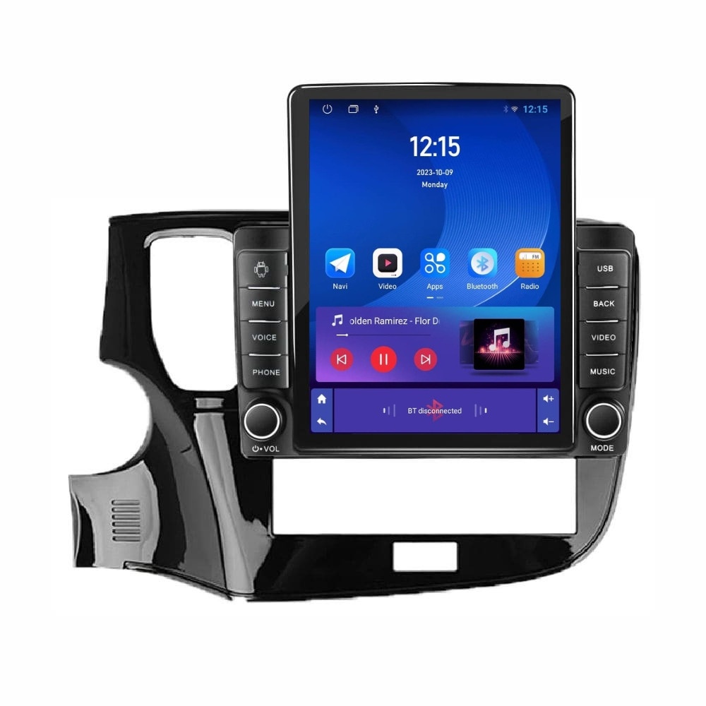 Navigatie dedicata cu Android Mitsubishi Outlander III 2019 - 2021, 1GB RAM, Radio GPS Dual Zone, Touchscreen IPS 9.7" HD tip Tesla, Internet Wi-Fi, Bluetooth, MirrorLink, USB