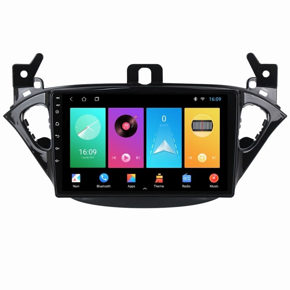 Navigatie dedicata cu Android Opel Corsa E 2014 - 2019, 2GB RAM, Radio GPS Dual Zone, Display HD IPS 9" Touchscreen, Internet Wi-Fi, Bluetooth, MirrorLink, USB