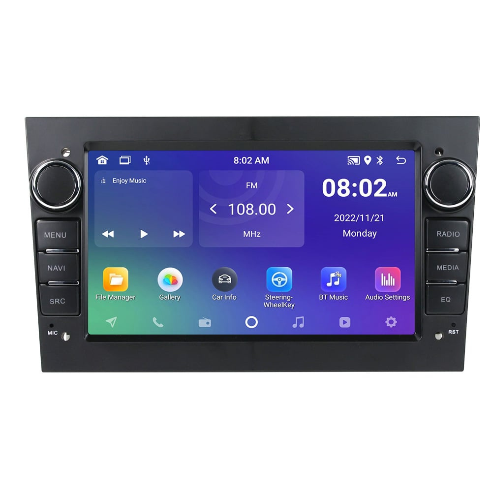 Navigatie dedicata cu Android Opel Meriva A 2003 - 2010, negru, 2GB RAM, Radio GPS Dual Zone, Display HD 7" Touchscreen, Internet Wi-Fi, Bluetooth, MirrorLink, USB