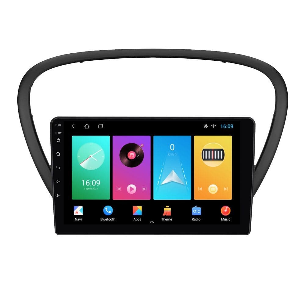 Navigatie dedicata cu Android Peugeot 607 2004 - 2011, 2GB RAM, Radio GPS Dual Zone, Display HD IPS 9" Touchscreen, Internet Wi-Fi, Bluetooth, MirrorLink, USB