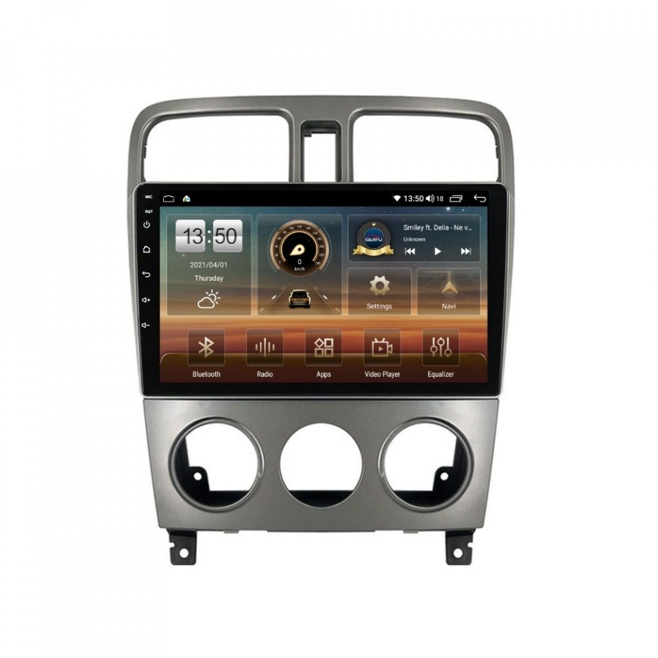 Navigatie dedicata cu Android Subaru Forester 2002 - 2008, 8GB RAM, Radio GPS Dual Zone, Display HD QLED 9" Touchscreen, Internet Wi-Fi si slot SIM 4G, Bluetooth, MirrorLink, USB