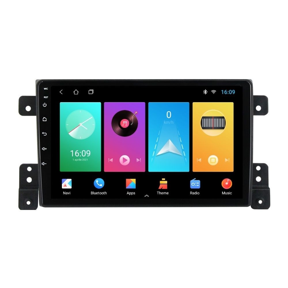 Navigatie dedicata cu Android Suzuki Grand Vitara 2005 - 2015, 2GB RAM, Radio GPS Dual Zone, Display HD IPS 9" Touchscreen, Internet Wi-Fi, Bluetooth, MirrorLink, USB
