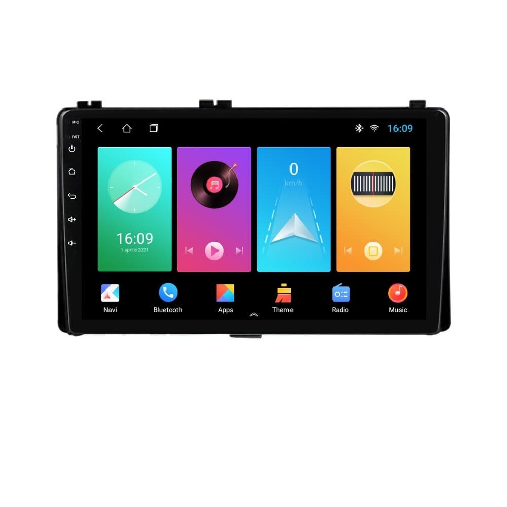 Navigatie dedicata cu Android Toyota Corolla 2017 - 2018, 1GB RAM, Radio GPS Dual Zone, Display HD IPS 9" Touchscreen, Internet Wi-Fi, Bluetooth, MirrorLink, USB