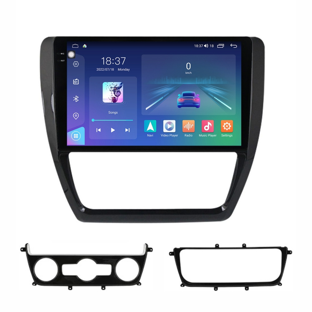 Navigatie dedicata cu Android VW Jetta IV 2011 - 2018, 8GB RAM, Radio GPS Dual Zone, Display 2K QLED 10.36" Touchscreen, Internet Wi-Fi si slot SIM 4G, Bluetooth, MirrorLink, USB