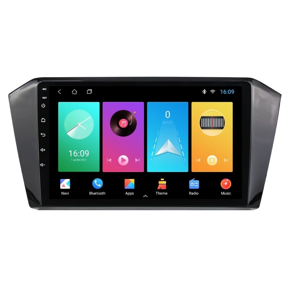 Navigatie dedicata cu Android VW Passat B8 dupa 2015, 2GB RAM, Radio GPS Dual Zone, Display HD IPS 10" Touchscreen, Internet Wi-Fi, Bluetooth, MirrorLink, USB