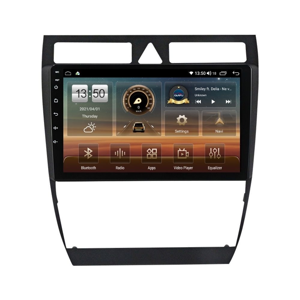 Navigatie dedicata cu Android Audi A6 (C5) 1997 - 2005, 4GB RAM, Radio GPS Dual Zone, Display HD QLED 9" Touchscreen, Internet Wi-Fi si slot SIM 4G, Bluetooth, MirrorLink, USB