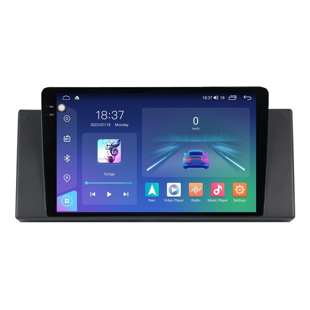 Navigatie dedicata cu Android BMW Seria 5 (E39) 1995 - 2003, 8GB RAM, Radio GPS Dual Zone, Display 2K QLED 9.5" Touchscreen, Internet Wi-Fi si slot SIM 4G, Bluetooth, MirrorLink, USB