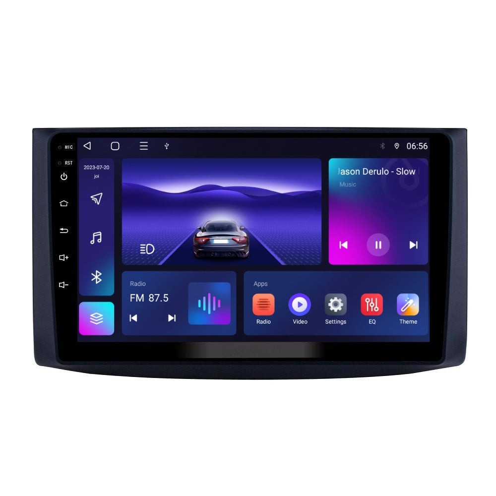 Navigatie dedicata cu Android Chevrolet Kalos 2006 - 2011, 3GB RAM, Radio GPS Dual Zone, Display HD QLED 9" Touchscreen, Internet Wi-Fi si slot SIM 4G, Bluetooth, MirrorLink, USB