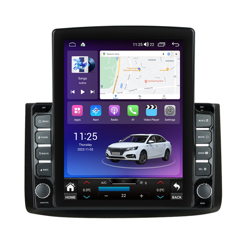 Navigatie dedicata cu Android Chevrolet Kalos 2006 - 2011, 4GB RAM, Radio GPS Dual Zone, Touchscreen IPS 9.7" HD tip Tesla, Internet Wi-Fi si slot SIM 4G, Bluetooth, MirrorLink, USB