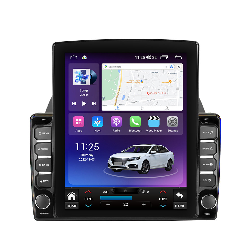 Navigatie dedicata cu Android Ford Ecosport dupa 2018, 8GB RAM, Radio GPS Dual Zone, Touchscreen IPS 9.7" HD tip Tesla, Internet Wi-Fi si slot SIM 4G, Bluetooth, MirrorLink, USB