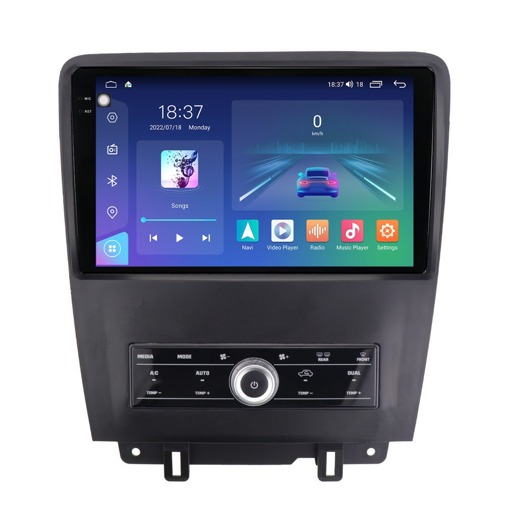 Navigatie dedicata cu Android Ford Mustang 2009 - 2014, 8GB RAM, Radio GPS Dual Zone, Display 2K QLED 10.36" Touchscreen, Internet Wi-Fi si slot SIM 4G, Bluetooth, MirrorLink, USB