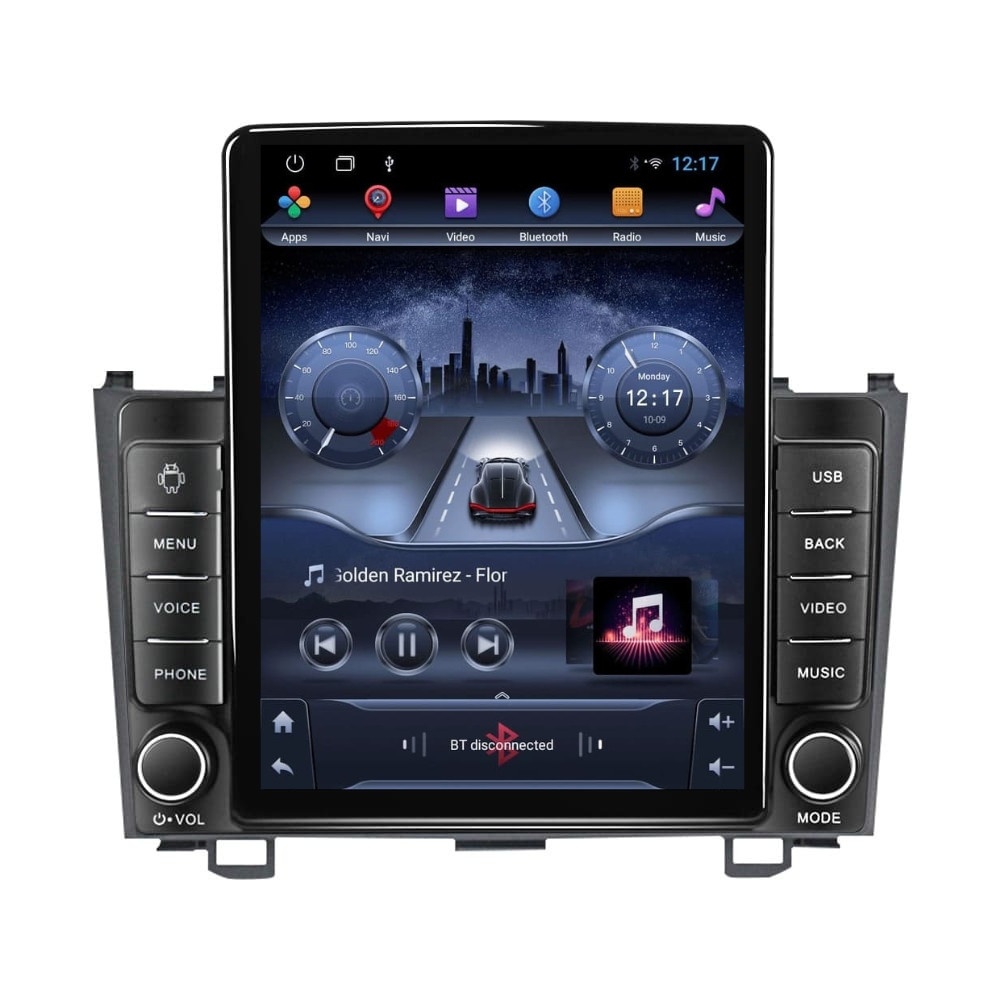Navigatie dedicata cu Android Honda CR-V III 2006 - 2012, 2GB RAM, Radio GPS Dual Zone, Touchscreen IPS 9.7" HD tip Tesla, Internet Wi-Fi, Bluetooth, MirrorLink, USB