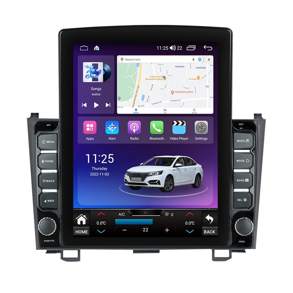 Navigatie dedicata cu Android Honda CR-V III 2006 - 2012, 8GB RAM, Radio GPS Dual Zone, Touchscreen IPS 9.7" HD tip Tesla, Internet Wi-Fi si slot SIM 4G, Bluetooth, MirrorLink, USB
