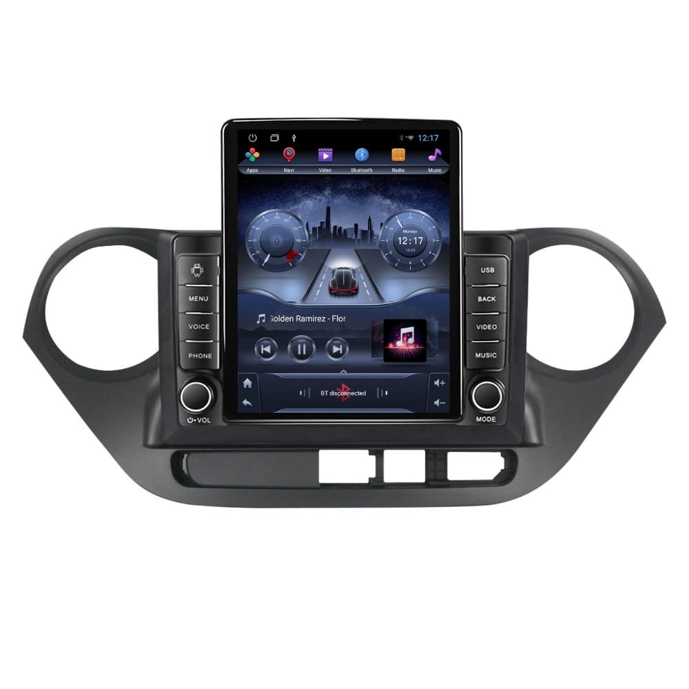Navigatie dedicata cu Android Hyundai i10 2013 - 2019, 2GB RAM, Radio GPS Dual Zone, Touchscreen IPS 9.7" HD tip Tesla, Internet Wi-Fi, Bluetooth, MirrorLink, USB