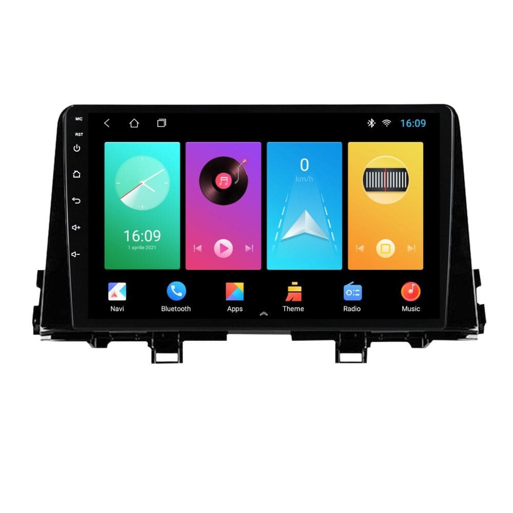 Navigatie dedicata cu Android Kia Picanto dupa 2017, 2GB RAM, Radio GPS Dual Zone, Display HD IPS 9" Touchscreen, Internet Wi-Fi, Bluetooth, MirrorLink, USB