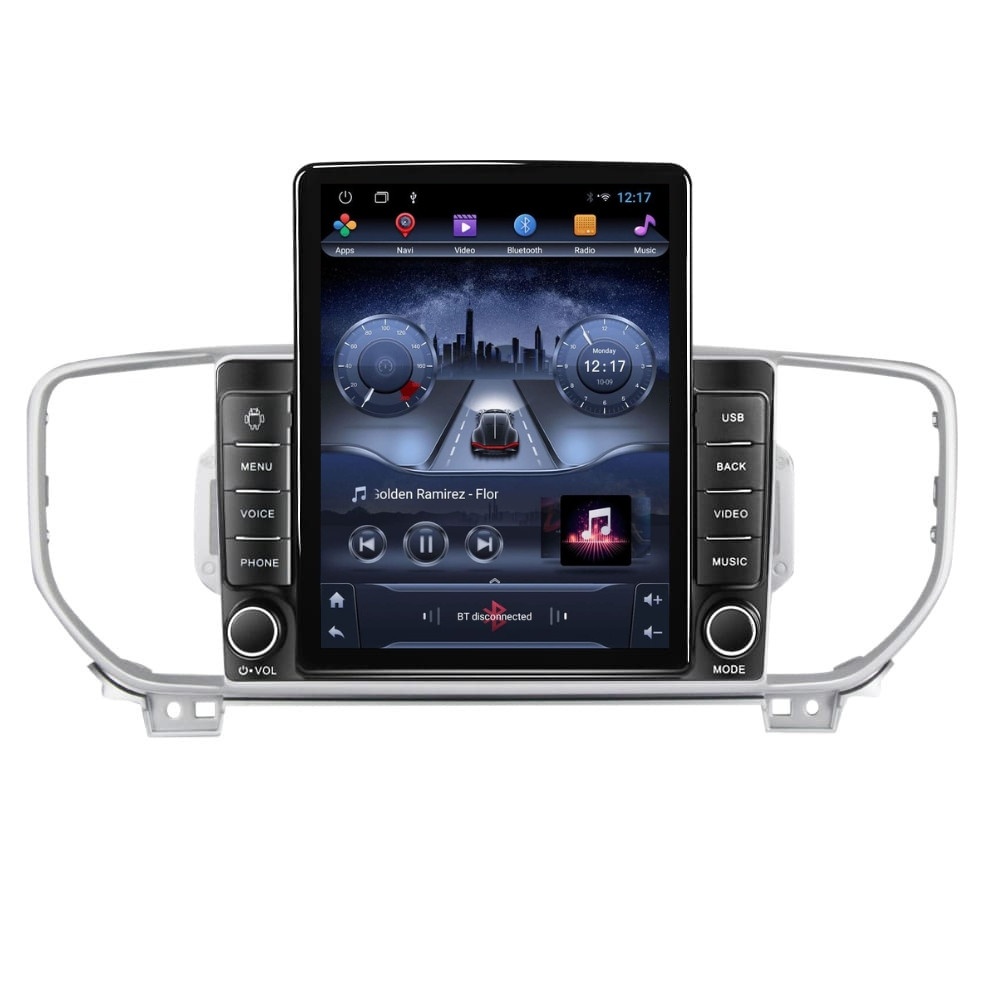 Navigatie dedicata cu Android KIA Sportage 2016 - 2018, 2GB RAM, Radio GPS Dual Zone, Touchscreen IPS 9.7" HD tip Tesla, Internet Wi-Fi, Bluetooth, MirrorLink, USB
