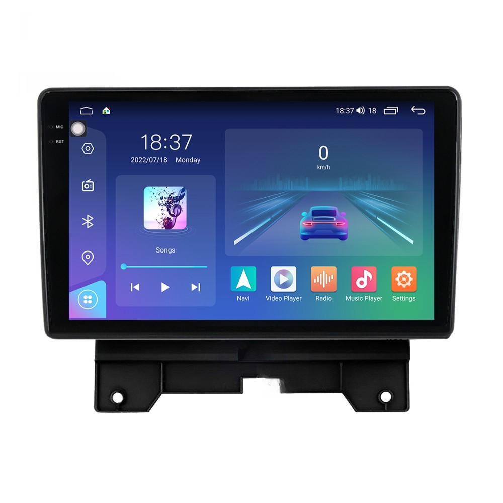 Navigatie dedicata cu Android Land Rover Range Rover Sport I 2009 - 2013, 8GB RAM, Radio GPS Dual Zone, Display 2K QLED 9.5" Touchscreen, Internet Wi-Fi si slot SIM 4G, Bluetooth, MirrorLink, USB