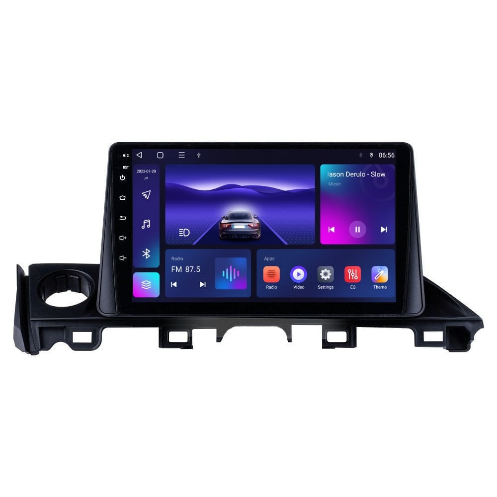 Navigatie dedicata cu Android Mazda 6 2015 - 2018, 3GB RAM, Radio GPS Dual Zone, Display HD QLED 9" Touchscreen, Internet Wi-Fi si slot SIM 4G, Bluetooth, MirrorLink, USB
