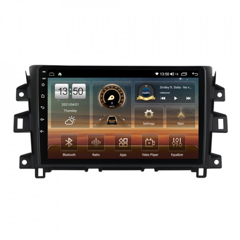 Navigatie dedicata cu Android Nissan Navara / NP300 D23 dupa 2014, 8GB RAM, Radio GPS Dual Zone, Display HD QLED 9" Touchscreen, Internet Wi-Fi si slot SIM 4G, Bluetooth, MirrorLink, USB