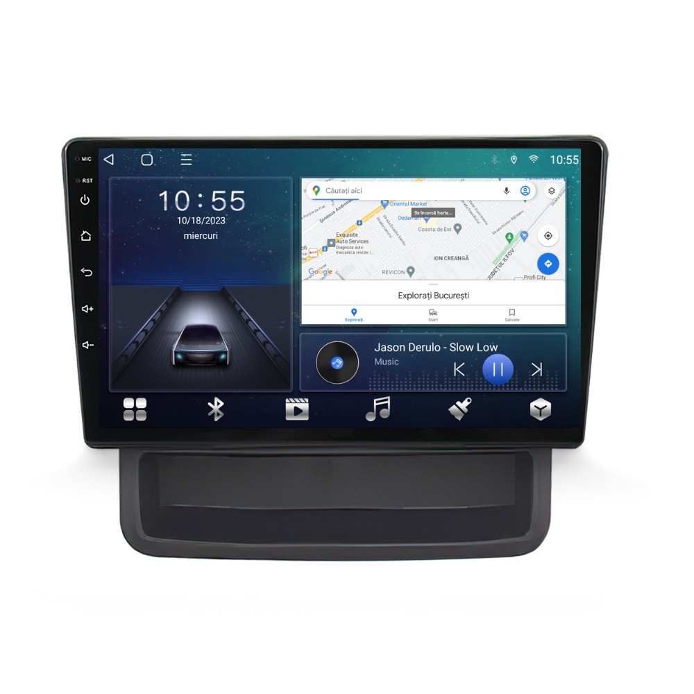 Navigatie dedicata cu Android Nissan Primastar 2010 - 2014, 2GB RAM, Radio GPS Dual Zone, Display HD QLED 10" Touchscreen, Internet Wi-Fi si slot SIM 4G, Bluetooth, MirrorLink, USB