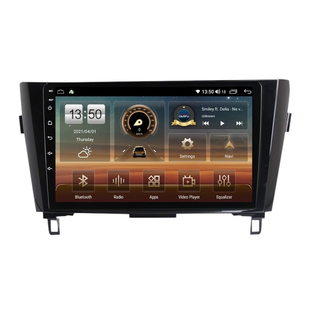 Navigatie dedicata cu Android Nissan X-Trail T32 2014 - 2021, 4GB RAM, Radio GPS Dual Zone, Display HD QLED 10" Touchscreen, Internet Wi-Fi si slot SIM 4G, Bluetooth, MirrorLink, USB