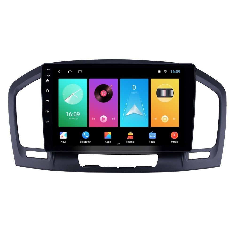 Navigatie dedicata cu Android Opel Insignia A 2008 - 2013, 2GB RAM, Radio GPS Dual Zone, Display HD IPS 9" Touchscreen, Internet Wi-Fi, Bluetooth, MirrorLink, USB