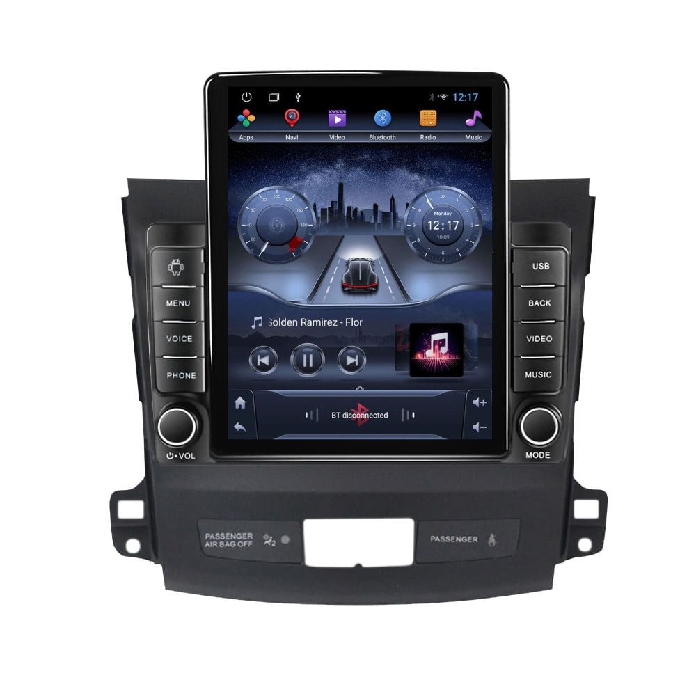 Navigatie dedicata cu Android Peugeot 4007 2007 - 2013, 2GB RAM, Radio GPS Dual Zone, Touchscreen IPS 9.7" HD tip Tesla, Internet Wi-Fi, Bluetooth, MirrorLink, USB