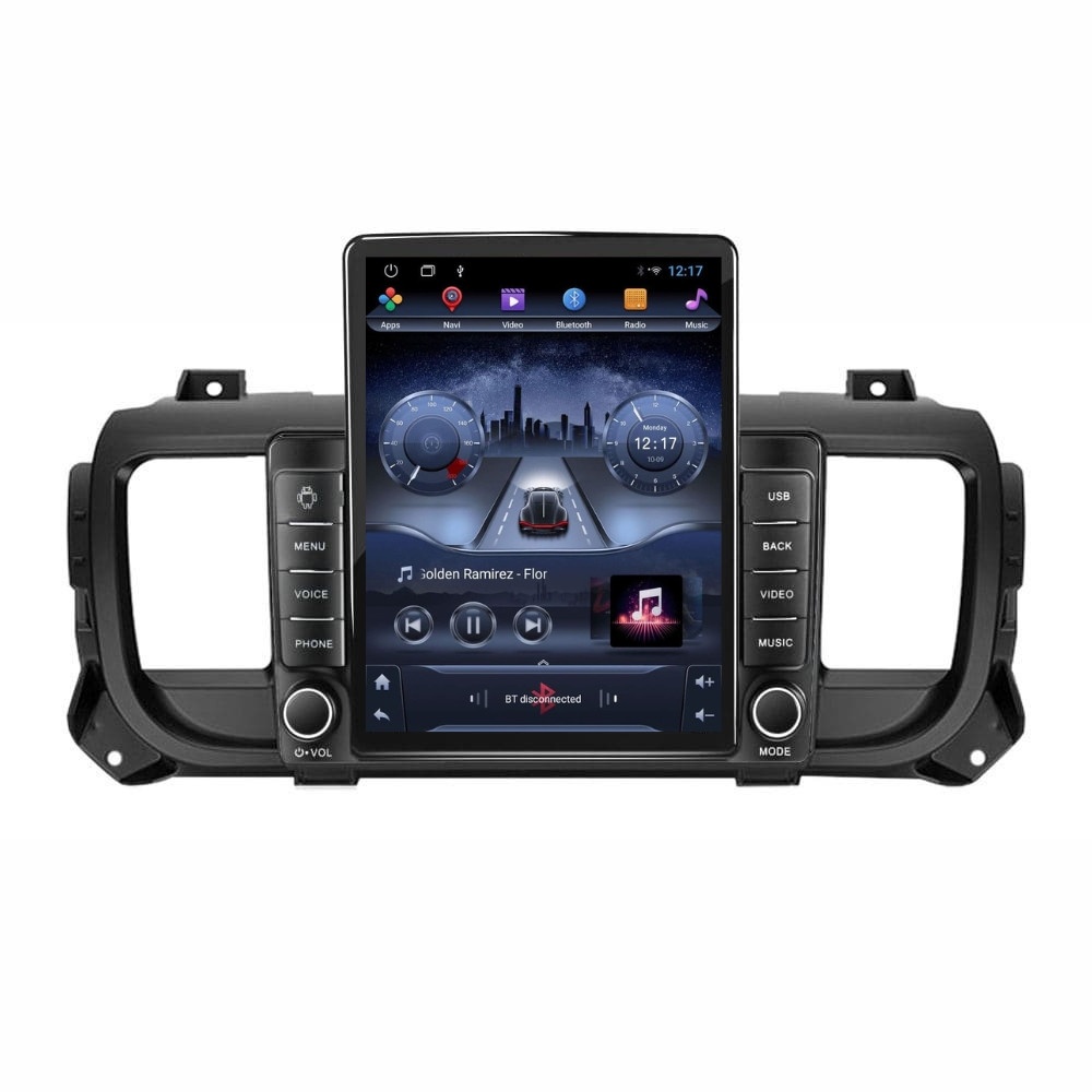 Navigatie dedicata cu Android Peugeot Expert dupa 2016, 2GB RAM, Radio GPS Dual Zone, Touchscreen IPS 9.7" HD tip Tesla, Internet Wi-Fi, Bluetooth, MirrorLink, USB