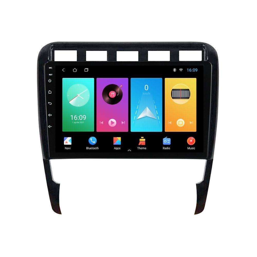 Navigatie dedicata cu Android Porsche Cayenne 2002 - 2010, 2GB RAM, Radio GPS Dual Zone, Display HD IPS 9" Touchscreen, Internet Wi-Fi, Bluetooth, MirrorLink, USB