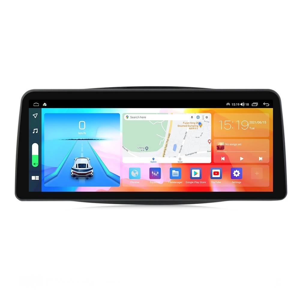 Navigatie dedicata cu Android Smart Forfour dupa 2014, 4GB RAM, Radio GPS Dual Zone, Display QLED 12.3" Touchscreen, Internet Wi-Fi si slot SIM 4G, Bluetooth, MirrorLink, USB