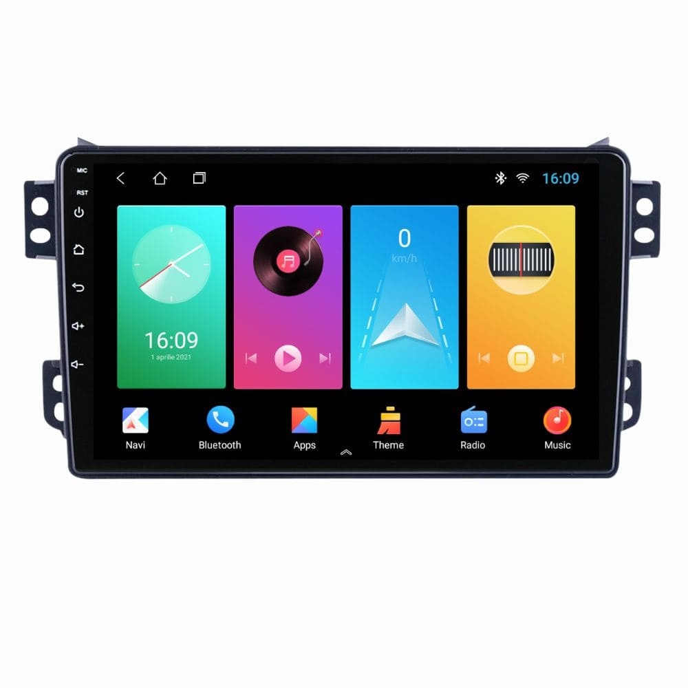 Navigatie dedicata cu Android Suzuki Splash 2008 - 2015, 1GB RAM, Radio GPS Dual Zone, Display HD IPS 9" Touchscreen, Internet Wi-Fi, Bluetooth, MirrorLink, USB