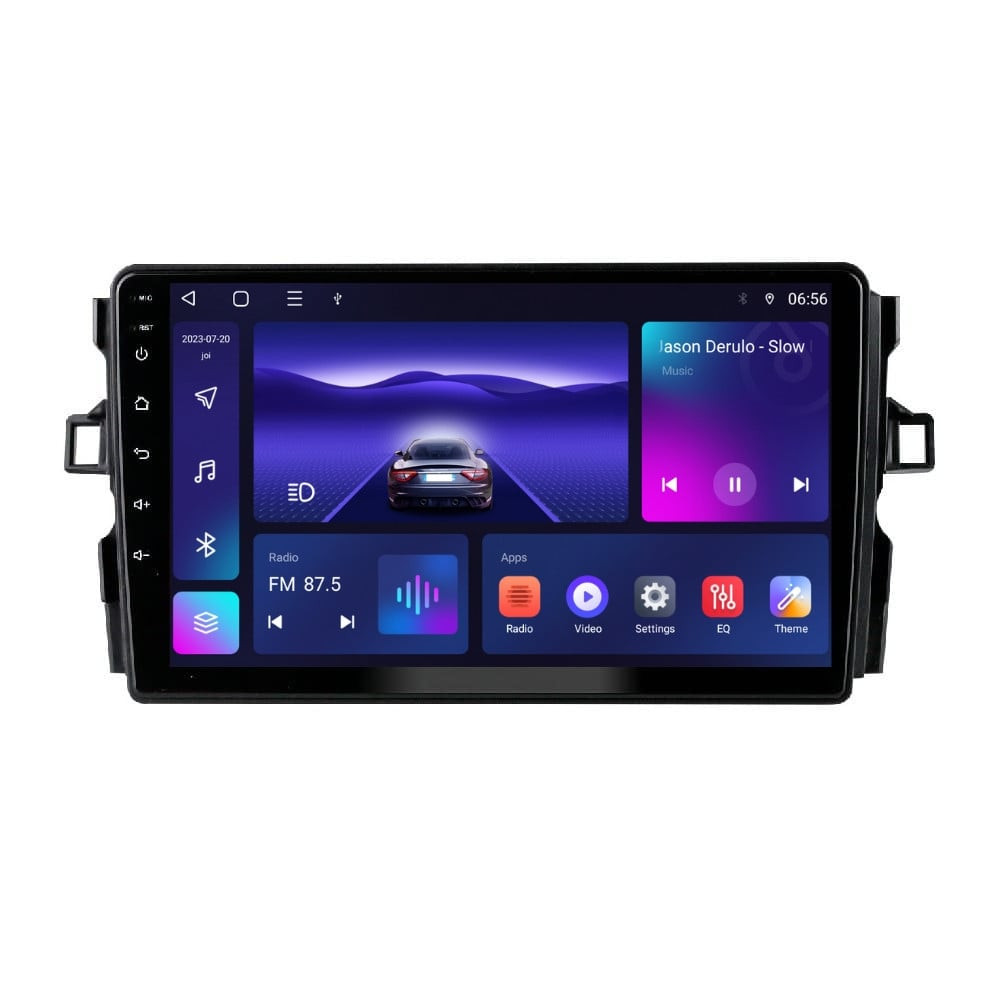 Navigatie dedicata cu Android Toyota Auris 2006 - 2012, 3GB RAM, Radio GPS Dual Zone, Display HD QLED 9" Touchscreen, Internet Wi-Fi si slot SIM 4G, Bluetooth, MirrorLink, USB