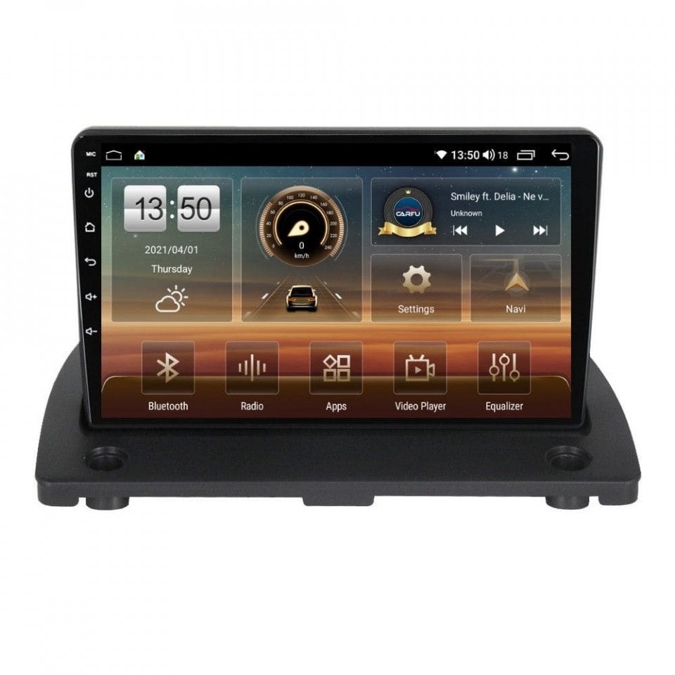Navigatie dedicata cu Android Volvo XC90 I 2002 - 2015, 8GB RAM, Radio GPS Dual Zone, Display HD QLED 9" Touchscreen, Internet Wi-Fi si slot SIM 4G, Bluetooth, MirrorLink, USB