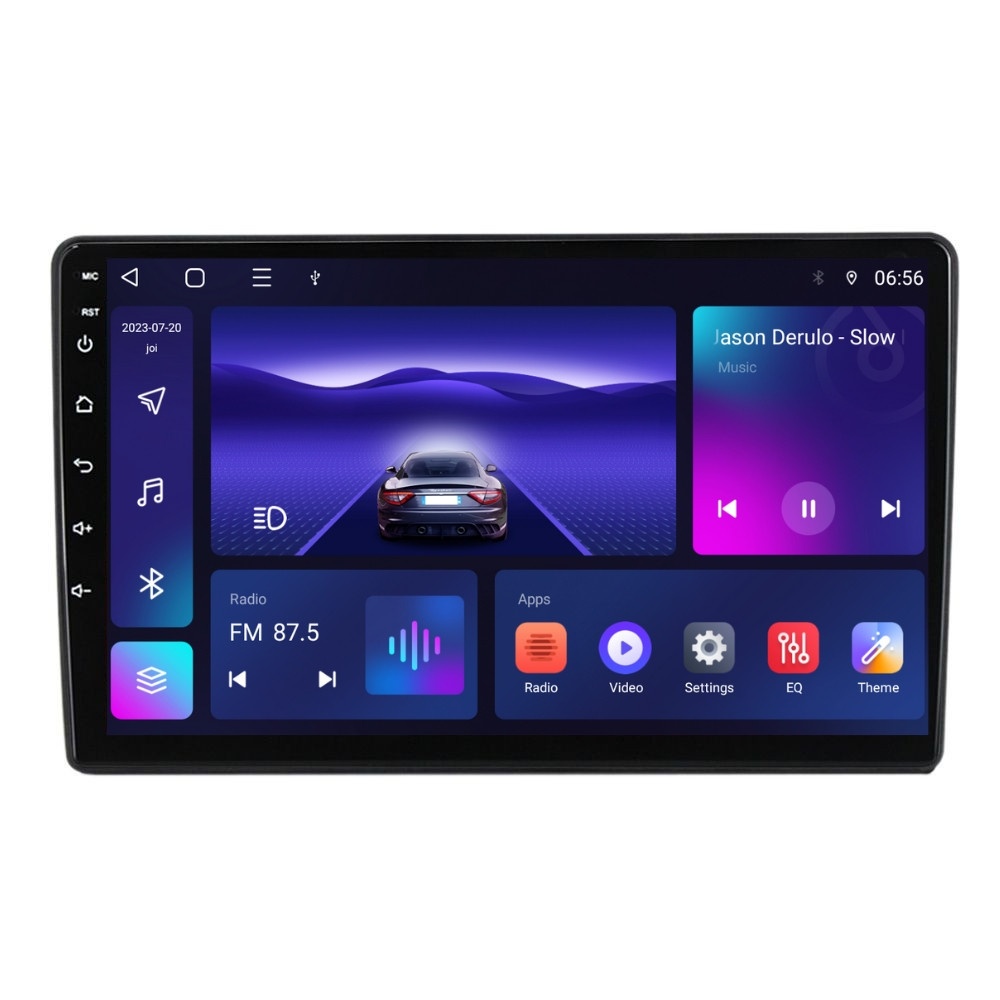 Navigatie dedicata cu Android VW Golf V 2003 - 2010, 4GB RAM, Radio GPS Dual Zone, Display HD IPS 10'' Touchscreen, Internet Wi-Fi, Bluetooth, MirrorLink, USB