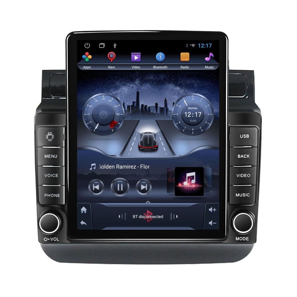 Navigatie dedicata cu Android VW Touareg 7P 2010 - 2018, 2GB RAM, Radio GPS Dual Zone, Touchscreen IPS 9.7" HD tip Tesla, Internet Wi-Fi, Bluetooth, MirrorLink, USB