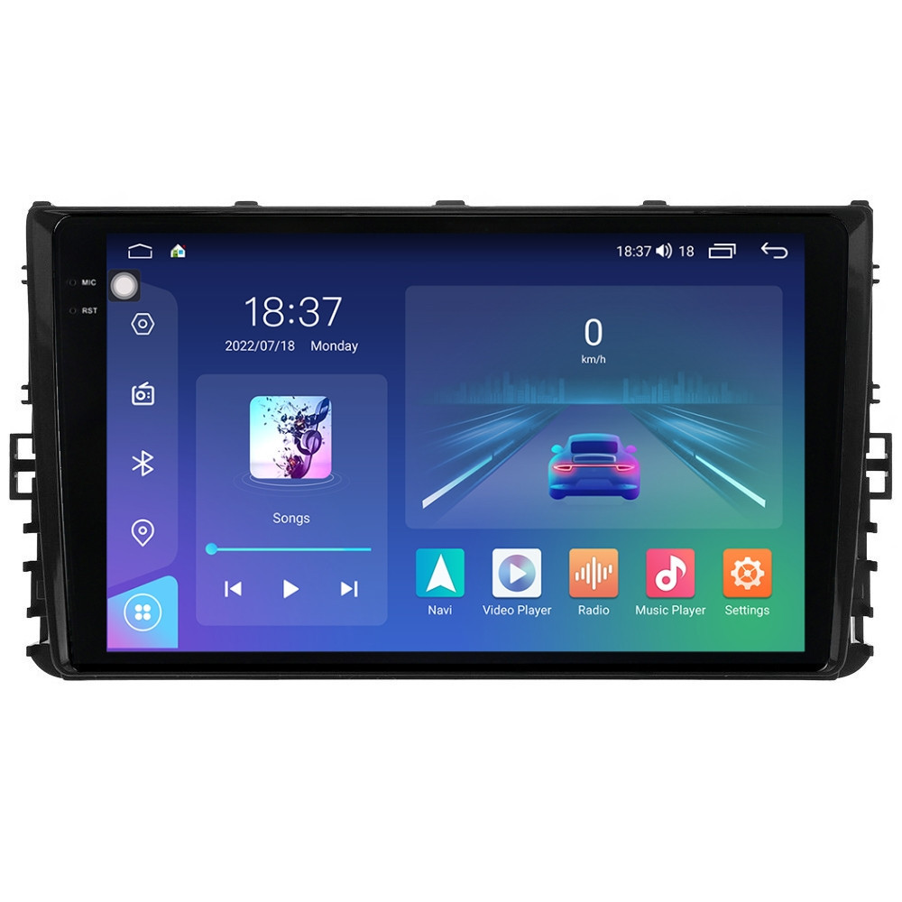 Navigatie dedicata cu Android VW Transporter / Caravelle dupa 2020, 8GB RAM, Radio GPS Dual Zone, Display 2K QLED 9.5" Touchscreen, Internet Wi-Fi si slot SIM 4G, Bluetooth, MirrorLink, USB
